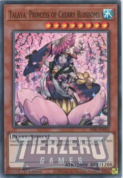 Yugioh Talaya, Princess of Cherry Blossoms SESL-EN052 Super Rare 1st Ed NM/LP - Image 1