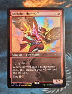 Slickshot Show-Off, Foil, Promo, NM, Store Championship, Magic, MTG - Image 1