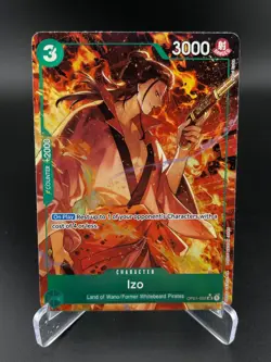 Izo (Alternate Art) OP01-033 Uncommon Premium Booster -The Best- One Piece NM - Image 1