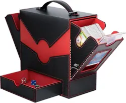 MTG Deck Box with 45° Quick Access, Fits 500+ Single Sleeved Cards, 3-IN-1 Card - Image 1