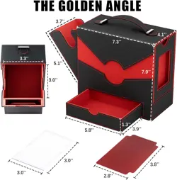 MTG Deck Box with 45° Quick Access, Fits 500+ Single Sleeved Cards, 3-IN-1 Card - Image 4