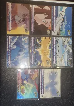 Nintendo Topps Pokemon Cards pokemon The Movie 2000 Bundle of 8 cards Blue Logo - Image 2