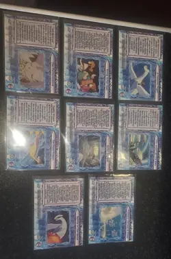 Nintendo Topps Pokemon Cards pokemon The Movie 2000 Bundle of 8 cards Blue Logo - Image 3