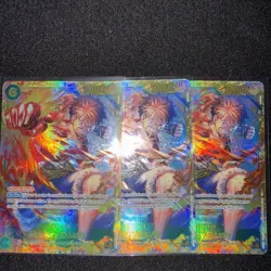 3x Monkey D.Luffy OP13-118 One Piece Card Game SEC NM English - Image 1