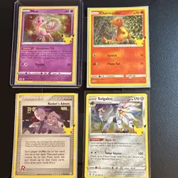 Pokemon Celebrations Anniversary 38 Card Lot! Mew, Charmander, And SO MUCH MORE - Image 1