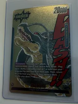 Shenron FB07-097 Leader Gold Manga Booster 02 Dragon Ball Card English - Image 3