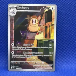Pokemon Raticate POR 099/088 Stage 1 90 HP Scrap Off TCG Card - Image 1