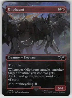 Oliphaunt (Borderless) Foil The Lord of the Rings 426 MTG NM - Image 1