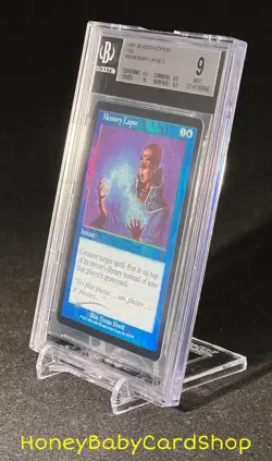 MTG Seventh Edition Foil 2001 Memory Lapse BGS 9.0 MINT Silver Age Staple - Image 3