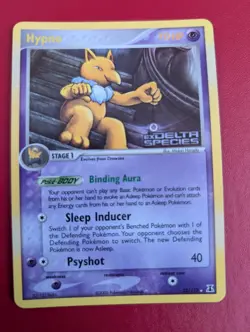 Pokemon Card Hypno EX Delta Species 23/113 Reverse Holo Near Mint Condition - Image 1