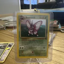 Pokemon TCG Venomoth Holo Rare 70 HP Jungle Unlimited 13/64 1999 English Card - Image 1