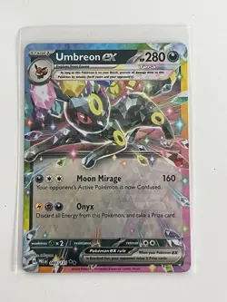 Pokemon TCG Umbreon EX 060/131 Prismatic Evolutions Card mint - Image 1