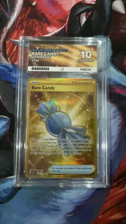 Ace 10 Rare Candy 256/198 Scarlet & Violet Base Set Holo Pokemon Card - Gem Mint - Image 1