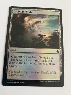Evolving Wilds - FOIL - 0262 Foundations - Magic the Gathering MTG - Image 1