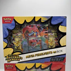 Pokemon Ascended Heroes Mega Feraligatr ex Box & Mega Emboar ex Box Bundle - Image 2