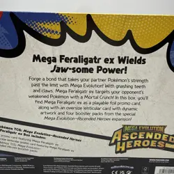 Pokemon Ascended Heroes Mega Feraligatr ex Box & Mega Emboar ex Box Bundle - Image 5
