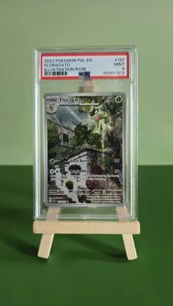 Pokemon 2023 Paldea Evolved Floragato Illustration Rare #197 MINT PSA 9 - Image 1