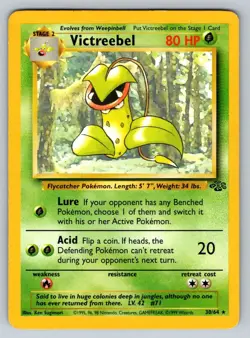 Victreebel 30/64 Rare Jungle Pokemon Unlimited LP - Image 1