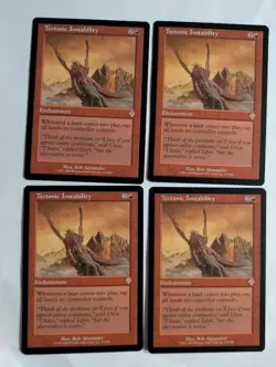 4 Tectonic Instability Invasion MTG NM Free shipping with tracking - Image 1