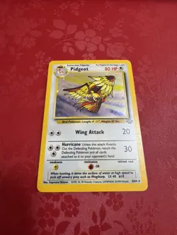 Pokemon TCG Pidgeot Jungle 8/64 Holo Unlimited Holo Rare LP - MP - Image 1