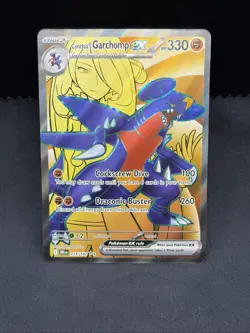 Cynthia's Garchomp EX # 215/182 | Pokemon TCG - 2025 Destined Rivals | NM (a) - Image 1