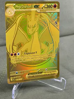 2026 Pokemon Ascended Heroes TCG MEGA CHARIZARD Y EX Full Art GOLD SIR 294/217 - Image 2