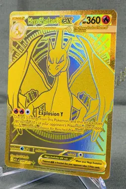 2026 Pokemon Ascended Heroes TCG MEGA CHARIZARD Y EX Full Art GOLD SIR 294/217 - Image 3