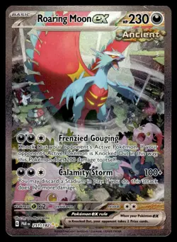 2023 Scarlet & Violet Series - Paradox Rift Roaring Moon ex Special Illustration - Image 1