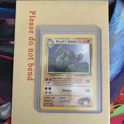 Pokemon TCG Brocks Golem Gym Heroes 20/132 - Near Mint NM - Image 1