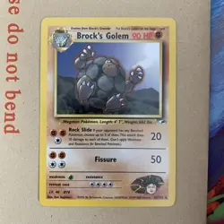 Pokemon TCG Brocks Golem Gym Heroes 20/132 - Near Mint NM - Image 2