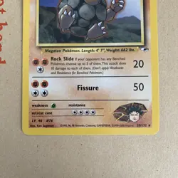 Pokemon TCG Brocks Golem Gym Heroes 20/132 - Near Mint NM - Image 4