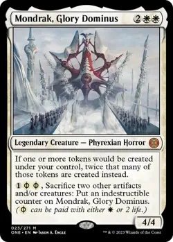 NM Mondrak, Glory Dominus, MTG, Phyrexia: One, Magic the Gathering, 23 - Image 1