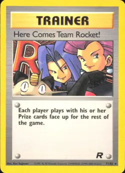 Pokemon TCG - Here Comes Team Rocket! (71) Team Rocket 71/82 HP - Image 1