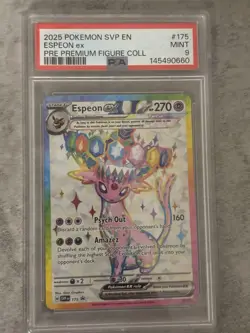 Pokemon TCG Espeon EX Prismatic Premium Collection Black Star Promo Psa 9 175 - Image 1