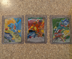 Pokemon First partner illustration collection series 1 Gen 1 Set of 3 NM - Image 1