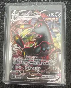 Pokemon Umbreon VMAX Evolving Skies Single Strike Holo 095/203 310 HP - Image 3