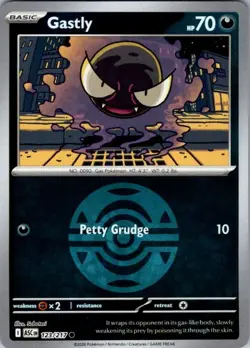 GASTLY (DUSK BALL) 123/217 C ME: ASCENDED HEROES POKEMON NM/M - Image 1