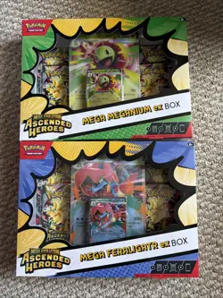 Pokemon TCG Ascended Heroes Mega Feraligatr & Meganium Ex Box (New & Sealed✅) - Image 2