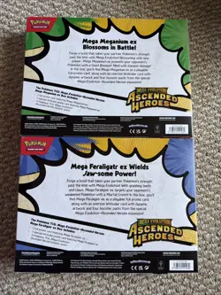 Pokemon TCG Ascended Heroes Mega Feraligatr & Meganium Ex Box (New & Sealed✅) - Image 3