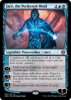 NM Jace, the Perfected Mind, MTG, Phyrexia: One, Magic the Gathering, 57 - Image 1