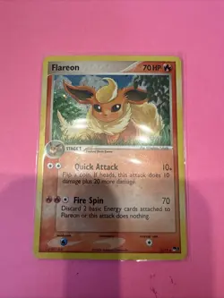 Flareon 2006 Vintage 2/17 Holo Foil POP Series 3 English Pokemon Rare - Image 1