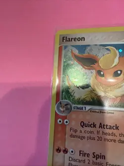Flareon 2006 Vintage 2/17 Holo Foil POP Series 3 English Pokemon Rare - Image 2