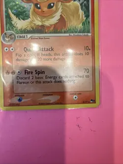 Flareon 2006 Vintage 2/17 Holo Foil POP Series 3 English Pokemon Rare - Image 4