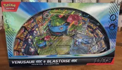 Pokemon TCG Venusaur EX and Blastoise EX Premium Collection GameStop Exclusive - Image 1