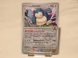 Pokemon TCG Hops Snorlax 117/159 SV09 Journey Together Reverse Rare Reverse Holo - Image 1