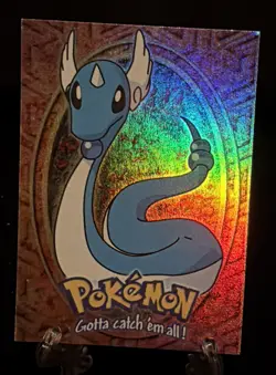 Mewtwo Strikes Back topps Pokemon The First Movie Rainbow Foil E11 Dragonair - Image 1