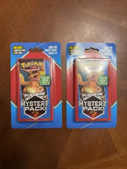 (2) Pokemon Mystery Platinum Pack Walgreens Chase Pack Seeded 1:10 Charizard - Image 1