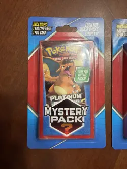 (2) Pokemon Mystery Platinum Pack Walgreens Chase Pack Seeded 1:10 Charizard - Image 2