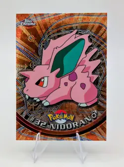 2000 Topps Chrome Pokemon : Nidoran #32 - NM - Image 1