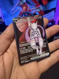 Pokemon TCG Destined Rivals Team Rocket's Mewtwo EX Full - Image 3